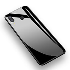 Funda Silicona Goma Espejo M01 para Samsung Galaxy A9 Star SM-G8850 Negro