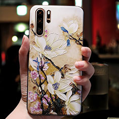 Funda Silicona Goma Flores para Huawei P30 Pro New Edition Multicolor