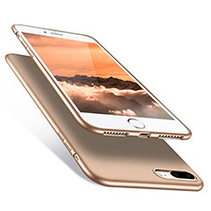 Funda Silicona Goma Gel para Apple iPhone 7 Plus Oro