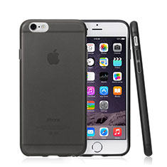 Funda Silicona Goma Mate para Apple iPhone 6 Gris