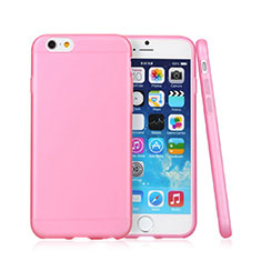 Funda Silicona Goma Mate para Apple iPhone 6 Rosa