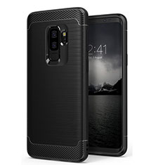 Funda Silicona Goma Mate para Samsung Galaxy S9 Plus Negro