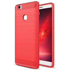 Funda Silicona Goma para Huawei Honor Note 8 Rojo