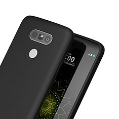 Funda Silicona Goma para LG G5 Negro