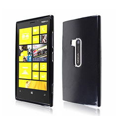 Funda Silicona Goma para Nokia Lumia 920 Negro