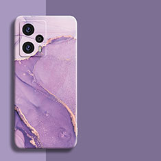 Funda Silicona Goma Patron de Moda Carcasa para Xiaomi Poco F5 5G Morado