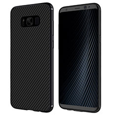 Funda Silicona Goma Twill B02 para Samsung Galaxy S8 Negro