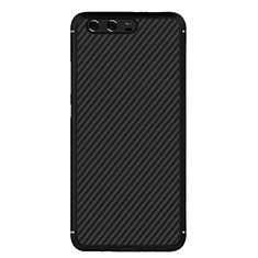 Funda Silicona Goma Twill para Huawei P10 Negro