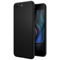 Funda Silicona Goma Twill W01 para Apple iPhone 8 Plus Negro