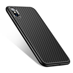 Funda Silicona Goma Twill Z02 para Apple iPhone Xs Negro