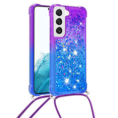 Funda Silicona Ultrafina Carcasa Gradiente Y01B para Samsung Galaxy S21 5G Azul