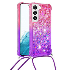 Funda Silicona Ultrafina Carcasa Gradiente Y01B para Samsung Galaxy S21 5G Morado