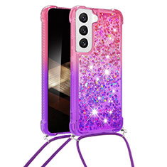 Funda Silicona Ultrafina Carcasa Gradiente Y01B para Samsung Galaxy S25 5G Morado