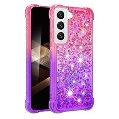 Funda Silicona Ultrafina Carcasa Gradiente Y05B para Samsung Galaxy S25 Plus 5G Morado