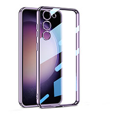 Funda Silicona Ultrafina Carcasa Transparente AC1 para Samsung Galaxy S25 5G Morado