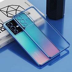 Funda Silicona Ultrafina Carcasa Transparente AN1 para Vivo V23 5G Azul