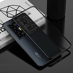 Funda Silicona Ultrafina Carcasa Transparente AN1 para Vivo X70 Pro+ Plus 5G Negro