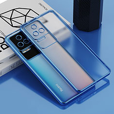 Funda Silicona Ultrafina Carcasa Transparente AN1 para Xiaomi Redmi K50 Pro 5G Azul