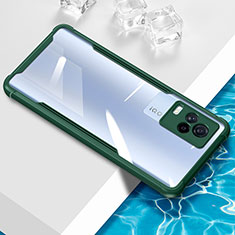 Funda Silicona Ultrafina Carcasa Transparente BH1 para Vivo iQOO 7 5G Verde