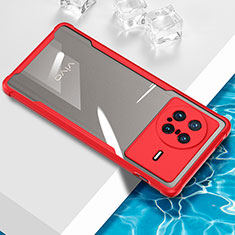 Funda Silicona Ultrafina Carcasa Transparente BH1 para Vivo X Note Rojo