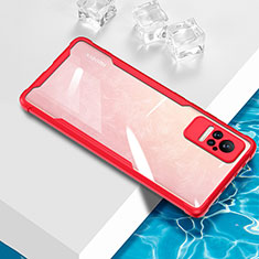 Funda Silicona Ultrafina Carcasa Transparente BH1 para Xiaomi Civi 1S 5G Rojo