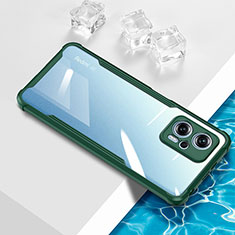 Funda Silicona Ultrafina Carcasa Transparente BH1 para Xiaomi Redmi K50i 5G Verde