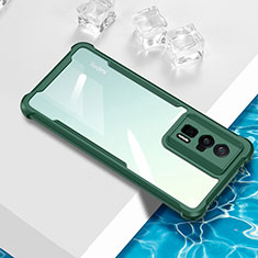 Funda Silicona Ultrafina Carcasa Transparente BH1 para Xiaomi Redmi K60 5G Verde