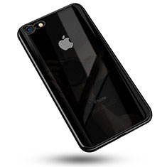 Funda Silicona Ultrafina Carcasa Transparente C02 para Apple iPhone 7 Negro