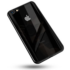 Funda Silicona Ultrafina Carcasa Transparente C02 para Apple iPhone SE (2020) Negro
