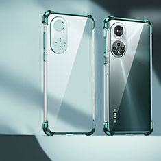 Funda Silicona Ultrafina Carcasa Transparente D01 para Huawei Honor 50 5G Verde