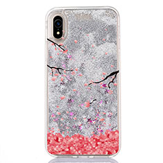 Funda Silicona Ultrafina Carcasa Transparente Flores T04 para Apple iPhone XR Blanco