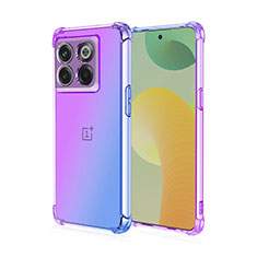 Funda Silicona Ultrafina Carcasa Transparente Gradiente para OnePlus Ace Pro 5G Morado