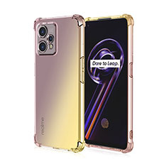 Funda Silicona Ultrafina Carcasa Transparente Gradiente para Realme Narzo 50 Pro 5G Amarillo