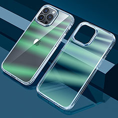 Funda Silicona Ultrafina Carcasa Transparente Gradiente QC1 para Apple iPhone 15 Pro Verde