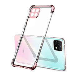 Funda Silicona Ultrafina Carcasa Transparente H01 para Huawei Enjoy 20 5G Oro Rosa