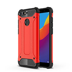 Funda Silicona Ultrafina Carcasa Transparente H01 para Huawei Enjoy 8e Rojo