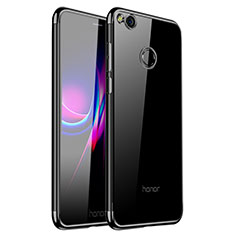 Funda Silicona Ultrafina Carcasa Transparente H01 para Huawei Honor 8 Lite Negro