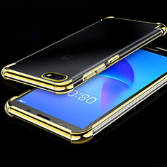 Funda Silicona Ultrafina Carcasa Transparente H01 para Huawei Honor Play 7 Oro