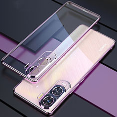 Funda Silicona Ultrafina Carcasa Transparente H01 para Huawei Honor X50i 5G Morado