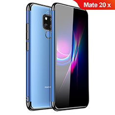 Funda Silicona Ultrafina Carcasa Transparente H01 para Huawei Mate 20 X Negro