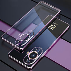 Funda Silicona Ultrafina Carcasa Transparente H01 para Huawei Nova 11 Pro Morado