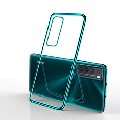 Funda Silicona Ultrafina Carcasa Transparente H01 para Huawei Nova 7 5G Verde