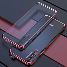 Funda Silicona Ultrafina Carcasa Transparente H01 para Huawei P Smart Pro (2019) Rojo