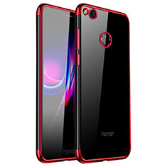 Funda Silicona Ultrafina Carcasa Transparente H01 para Huawei P8 Lite (2017) Rojo