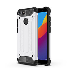 Funda Silicona Ultrafina Carcasa Transparente H01 para Huawei Y6 Prime (2018) Blanco