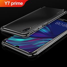 Funda Silicona Ultrafina Carcasa Transparente H01 para Huawei Y7 Prime (2019) Negro