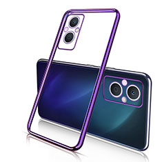 Funda Silicona Ultrafina Carcasa Transparente H01 para OnePlus Nord N20 5G Morado