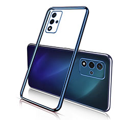 Funda Silicona Ultrafina Carcasa Transparente H01 para Oppo A93s 5G Azul