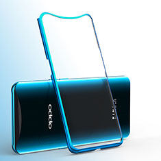 Funda Silicona Ultrafina Carcasa Transparente H01 para Oppo Find X Super Flash Edition Azul