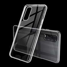 Funda Silicona Ultrafina Carcasa Transparente H01 para Oppo Find X2 Claro